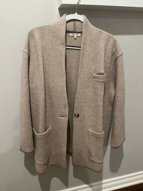 Madewell Tan Wool Coat